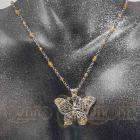 Collana con ciondolo farfalla